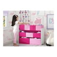 thumbnail image 4 of Delta Children Organisateur de Jouets de Luxe à Bacs Multiples avec Bacs de Rangement, Blanc/rose, 4 of 4