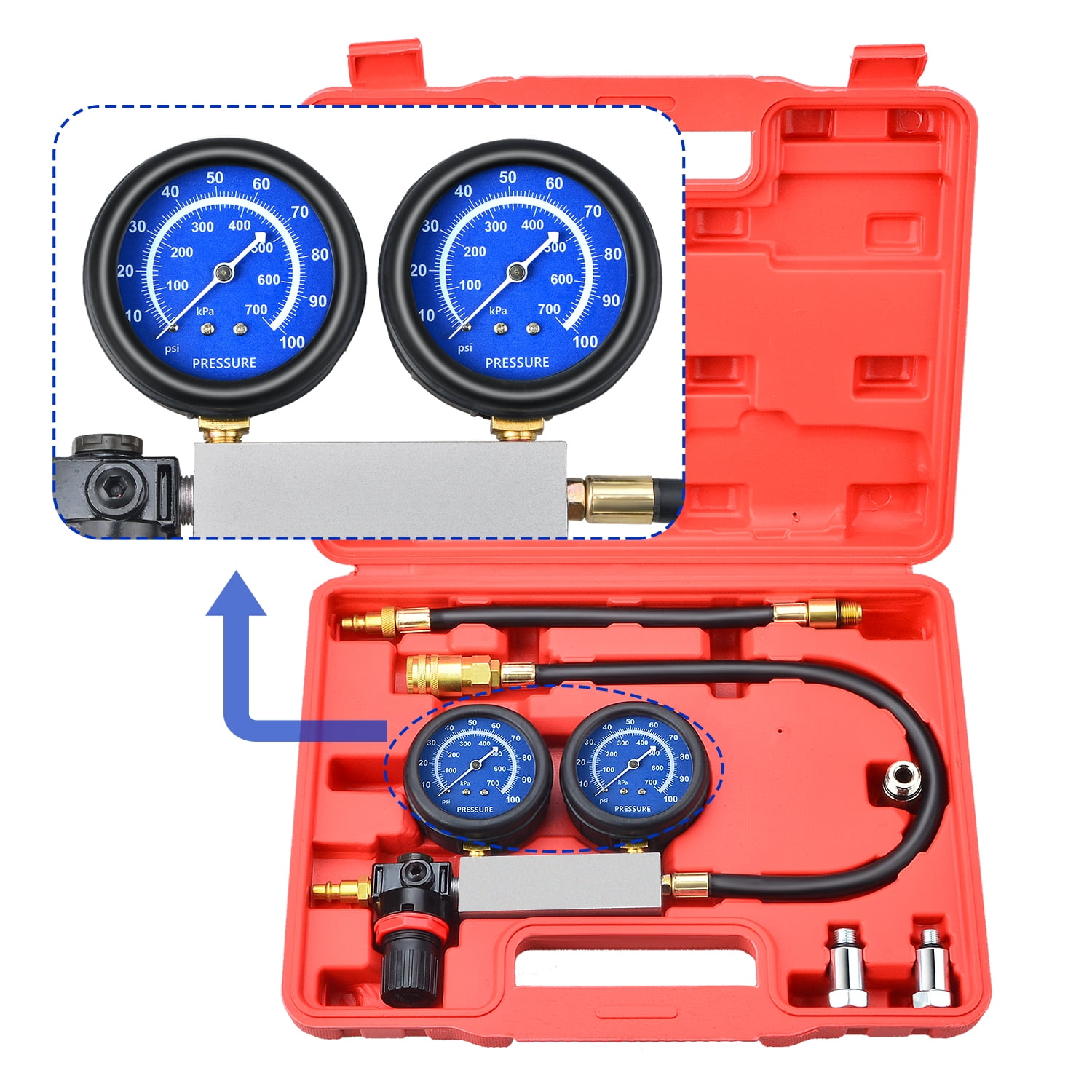 Cylinder Compression Leak Detector Compression Tester Petrol Engine
