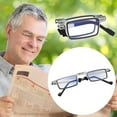 thumbnail image 3 of TOPRenddon Titanium Folding Reading Glasses – Blue Light Blocking Multifocal Eyewear for Seniors – Ultra Lightweight Metal Presbyopic Glasses Men Women, 3 of 9