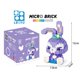 thumbnail image 1 of Disney Building Blocks Mickey Mouse Donald Duck Goofy Bricks Anime Mini Action Figures Heads Assembly Toys Kids Birthday GiftsWith box Gao Jinjia LED, 1 of 2