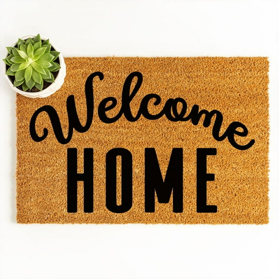 Doormat Welcome Home Welcome Mat New Homeowner Minimalist Gifts For H (18" x 30") #6011