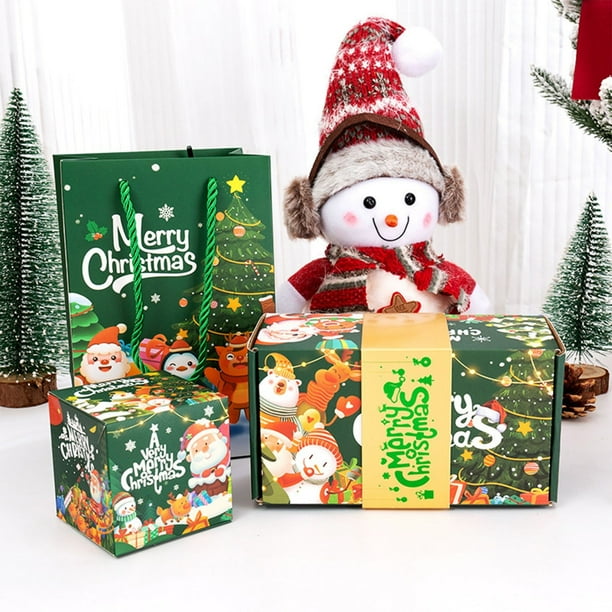 Caja de Regalo Sorpresa Navideña. Crea Un Regalo Sorprendente. Sobre Rojo Que Rebota. Caja de Regalo Romántica.