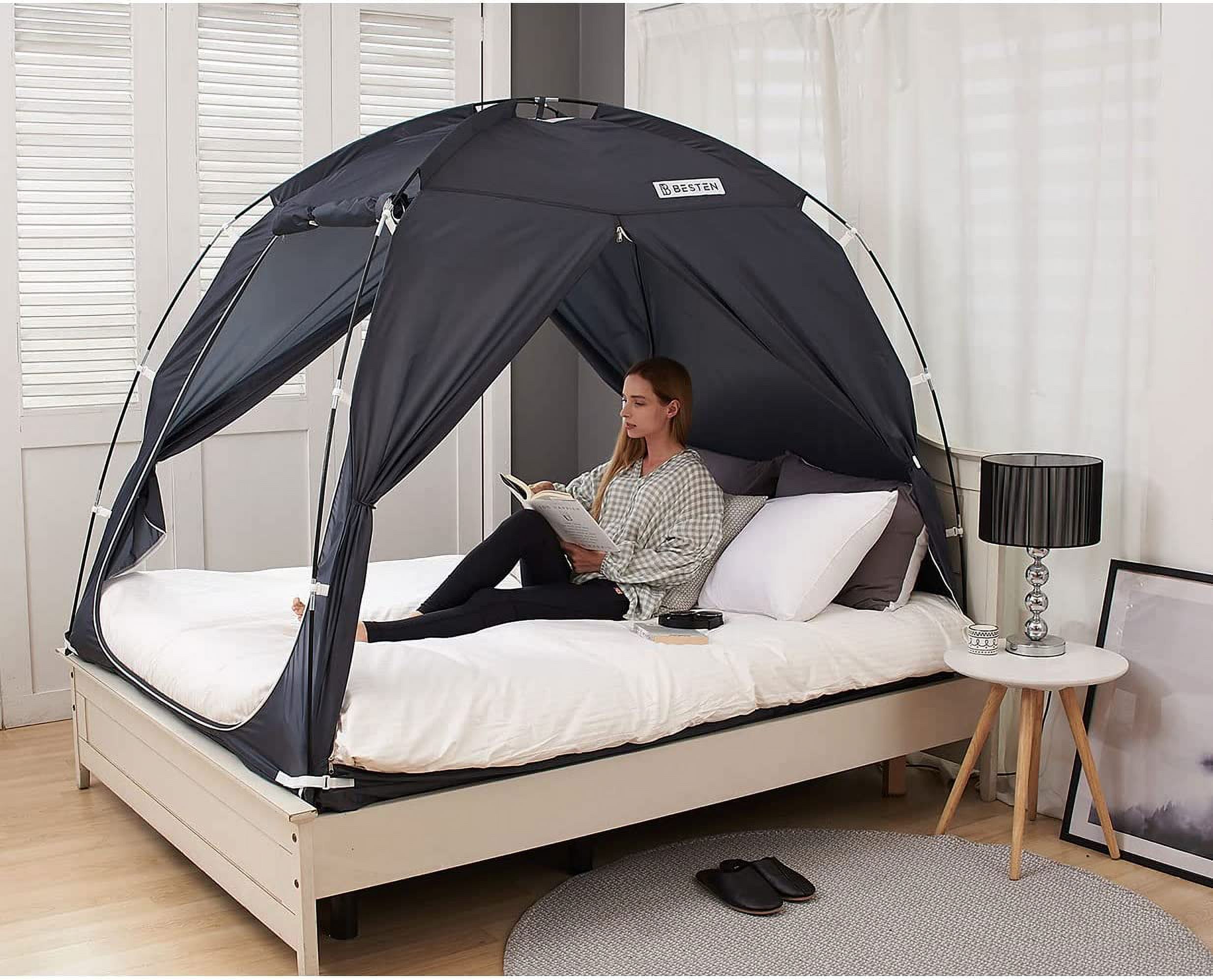 King size privacy pop discount