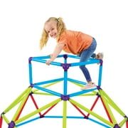 Eezy Peezy Junior Climber with Top for Playroom or Outdoors with Multicolor Bars, Toddlers 3+