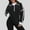 A64 Black, variant on 1/4 Zip Up Pullover Women Sweatshirt No Hood Fashion Color Block Long Sleeve Loose Comfy Hoodies Tops Outfits Y2K Loose Casual Warm Heavy Weight Winter Clothes with Pockets