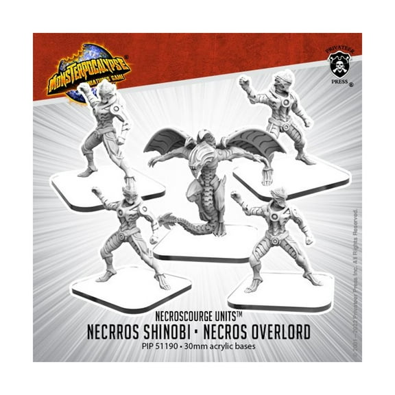 Privateer Press Necros Shinobi and Necros Overlord New