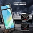 thumbnail image 4 of Njjex Samsung Galaxy A16 5G Holster Case [3-in-1] Military-Grade Drop Protection, Built-in Screen Protector & 360° Rotating Belt Clip Carrying Swivel Defender Full Body Cover for Samsung A16 5G-Black, 4 of 8