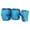 Blue, variant on Protective Gear Set Thick Knee Elbow Wrist Pads for Exercise Biking