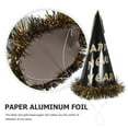 thumbnail image 3 of ADDHAT 2Ud Gorro Para Fiesta Año Nuevo En Negro Con Borlas Doradas Y Material, 3 of 6