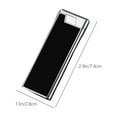 thumbnail image 3 of YIKA Thin Wheel Straight Lighter Metal Inflatable Windproof Lighter Compact And Convenient Lighter Black E, 3 of 5
