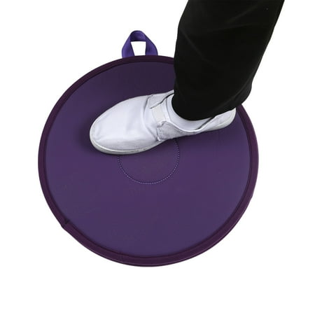 Ehucon Purple Pivot Disc and Patient Transfer Board , 360° Manual Rotating Swivel Cushion with Non-Slip PVC & Nylon Surface, 330 lb Turning Assist for Bed, Wheelchair or Car, 15.7"