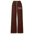 thumbnail image 2 of Aihuaihua Girl's Bowknot Baggy Sweatpants Cute Straight Leg Athletic Pants with Pockets Clothes for Teen Girls 4-13 Years, 2 of 5
