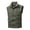 #01 Army Green 【Mix & Match: Choose Your Favorites】, variant on Men's Solid Color Sleeveless Vest Jacket Nylon Spandex Stand Up Collar Full Zip Cardigan With Multiple Pockets Lightweight Outerwear Casual Daily Travel | Zenithor,Gray XL