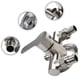 thumbnail image 5 of Stainless Steel Shower Faucet Hot And Cold Water Mixer Wall Mounted Metal Handle, 5 of 10