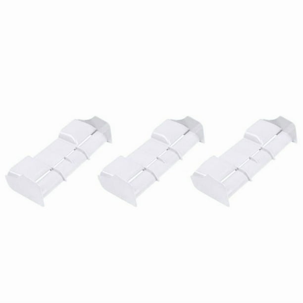 3X 1: 8 RC Coche RC Plástico Nylon Ala de Cola para 1/8 Escala Nitro Eléctrico Terreno Blanco