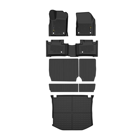 TPE Floor Mats Cargo Liner Backrest Mat Fit For 2011-2021 Jeep Grand Cherokee