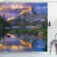 thumbnail image 1 of Ambesonne Yosemite Shower Curtain, Idyllic Peak, 69"Wx75"L, Multicolor, 1 of 3