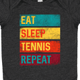 thumbnail image 4 of Inktastic Tennis Player Eat Sleep Tennis Repeat Boys or Girls Baby Bodysuit, 4 of 5