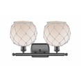 thumbnail image 2 of Innovations Lighting - Farmhouse Rope - 2 Light Bath Vanity In Industrial, 2 of 3