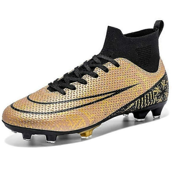 Mens Soccer Shoes Non-slip Football Boots Cleats Grass Soccer Sneakers 26a