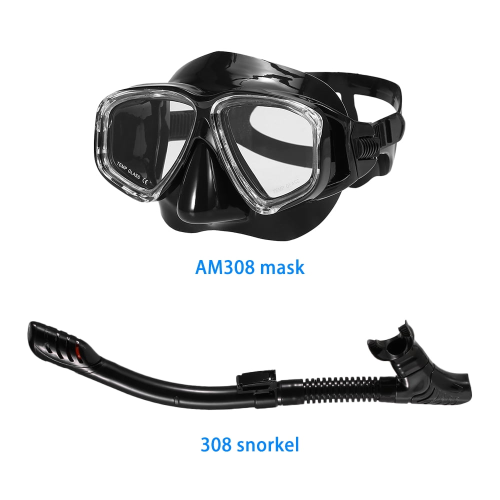 Masque Plongée Décathlon Masque De Plongée Panoramique 180° - Anti-buée Et étanche - Verre Trempé - Pour Snorkeling Et Plongée - Adultes Et Enfants Taille Unique Adulte Enfant