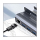 thumbnail image 4 of Estación de acoplamiento USB C 6 en 1 para concentrador USB C compatible con RJ45 PD100W 4K60Hz, concentrador USB 3.0, 4 of 5