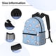thumbnail image 3 of Fotbe French Bulldog Head Mochila Ligera Casual para Laptop para Hombres y Mujeres, Mochila Impermeable de Uso Diario, Mochila para Universidad, 3 of 6