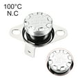 thumbnail image 4 of Uxcell Temperature Control Switch Thermostat 100°C 10A Normal Close 2 Pack, 4 of 5