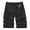 Black, variant on Turilly Men's Summer Shorts Shorts Elastic WaistSummer Solid Color Casual Shorts Multi-Pocket Cargo Shorts L