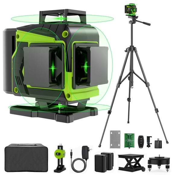 Nivel Láser ENRIPRT de 16 Líneas 360° Verde con Trípode