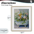 thumbnail image 4 of Stupell Industries Modern Vintage Bathtub Bouquet Overgrowth Birch Framed Print Under Glass, 13 x 16, by The Prints Vibe, 4 of 8