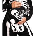 thumbnail image 4 of Mono de maternidad Tipsy Elves para mujer con forma de esqueleto, diseño de esqueleto, talla XL, 4 of 6