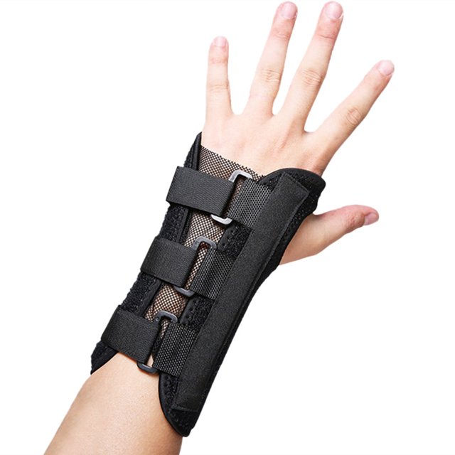 Estabilizador de brazo Muñequera transpirable Alivio del dolor ajustable para mano derecha/izquierda
