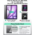 thumbnail image 6 of ESR Keyboard Case Compatible with iPad Air 13 Inch Case Keyboard M4/M3/M2 (2026/2025/2024) & iPad Pro 12.9 inch (6th/5th/5th/3rd), Floating Stand with Multi-Touch Trackpad, Black, 6 of 8