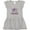 AC-Heather Grey, variant on Inktastic First Birthday Unicorn for Girl Girls Baby Dress