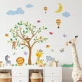 thumbnail image 1 of Pegatinas de pared de animales de la selva -Pegatinas de pared de animales-Decoración de pared de habitación de bebé, niña y niño, 1 of 5