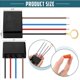 thumbnail image 4 of Paquete de 4 Interruptores de Lámpara TáCtil, Módulo de Control de Lámpara TáCtil para LED Regulable, Bombillas, Kit de Reemplazo de Interruptor de Lámpara con Tapas de Cableado, 4 of 7