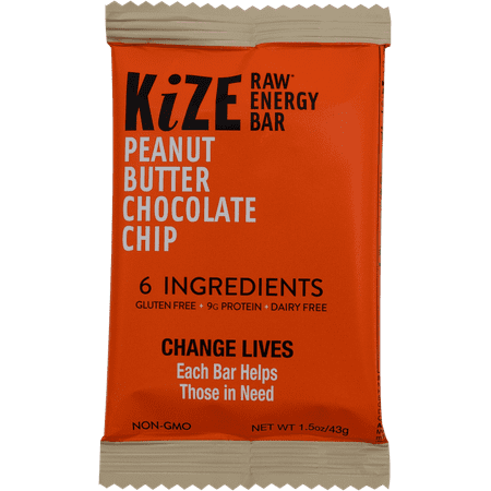 RAW ENERGY BAR, PEANUT BUTTER CHOCOLATE CHIP