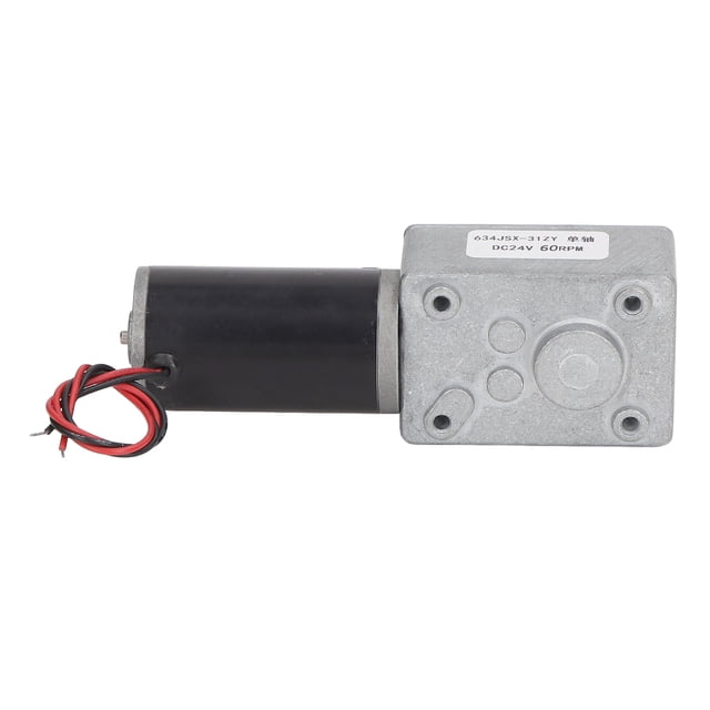 Motor de reducción de velocidad, Motor de engranaje helicoidal autoblocante DC24V Motor de CC de eje único Robusto y resistente