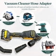 thumbnail image 3 of Universal Vacuum Cleaner Power Tool Adaptor, 8 PCS Vacuum Reducer Hose for Dust Extraction Vacuum Cleaner,8 x Vacuum Cleaner Hose Adapter,Black, 3 of 9
