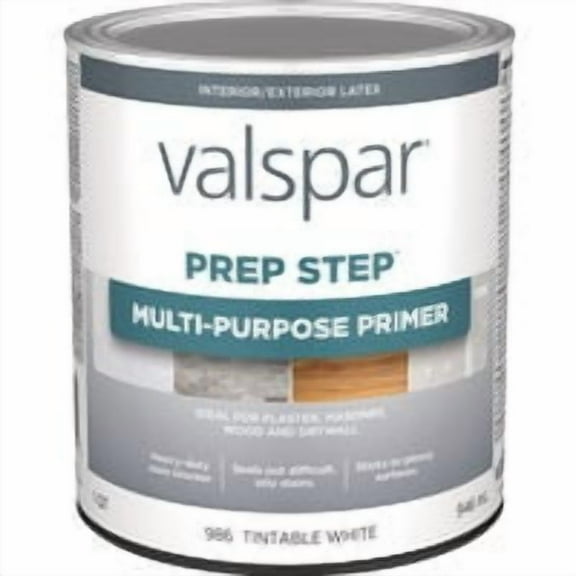 Valspar Prep Step 1 Qt. White Multi-Purpose Primer  (Latex) 044.0000986.005