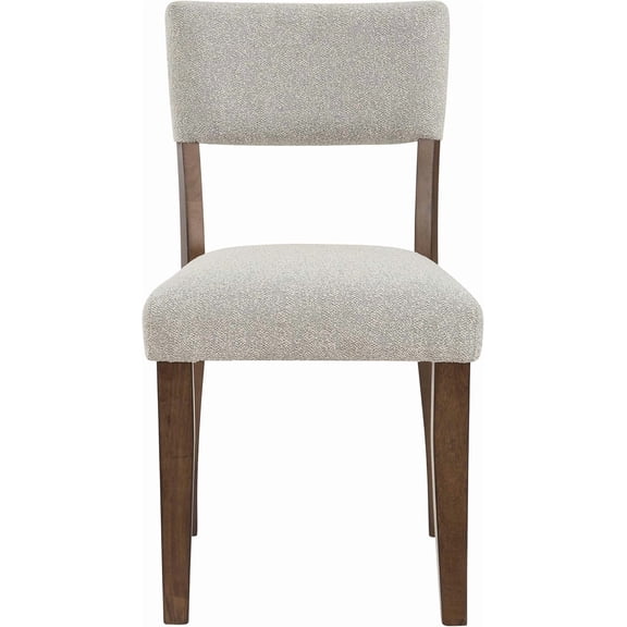Steve Silver Co Upholstered Wade Side Chair, Set of 2 Chairs, Modern, Dining Room, Kitchen, Home, Restaurant, Solid Wood Legs, Plush Cushioned Seat, 23.5" D x 20" W x 37" H, Brown