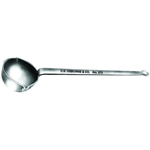 pouring ladle size: 6" w x 24" l