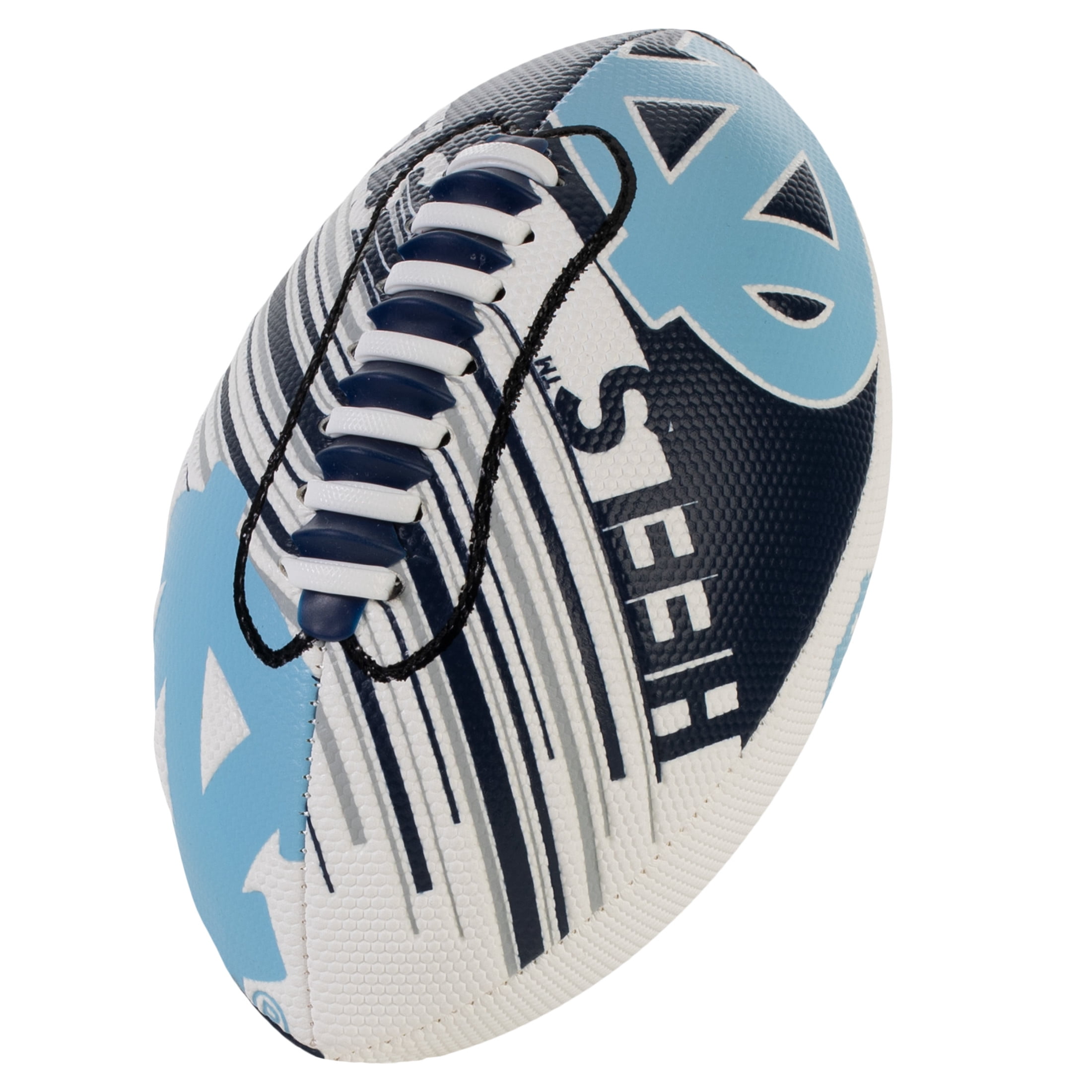 NCAA North Carolina Tar Heels Football - Youth Mini Football - 8.5" Football- SPACELACE Easy Grip Texture- Perfect for Kids !