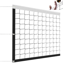 Heavy Duty Volleyball Net for Backyard, Professional Volleyball Net Outdoor, 32x3FT Portable Volleyball Nets for Pool Schoolyard Beach, Badminton/Pro Volleyball Nets Set (Net Only)