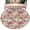 Red, variant on Round Area Rugs Collection 7 Ft, Pink Spring Floral Non-Slip Residential Carpet, Vintage Summer Botanical Indoor Crawling Mats Runner Rugs for Living Room/Dining Room/Bedroom
