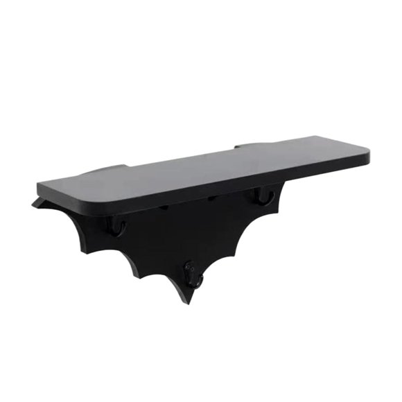 Fall Decor Indoor Hangs Decorations Bat Shelf Floating Black Wall Shelves For Bedroom Halloween Wall Decor Goth Room Decor Black Hanging Shelves With 3 Key Hooks Clearance