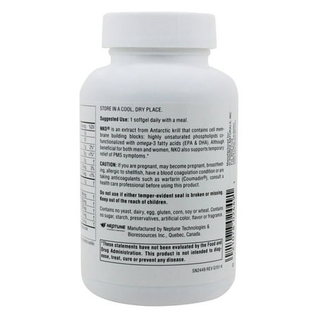 Source Naturals - NKO Neptune Krill Oil 1000 mg. - 60 Softgels