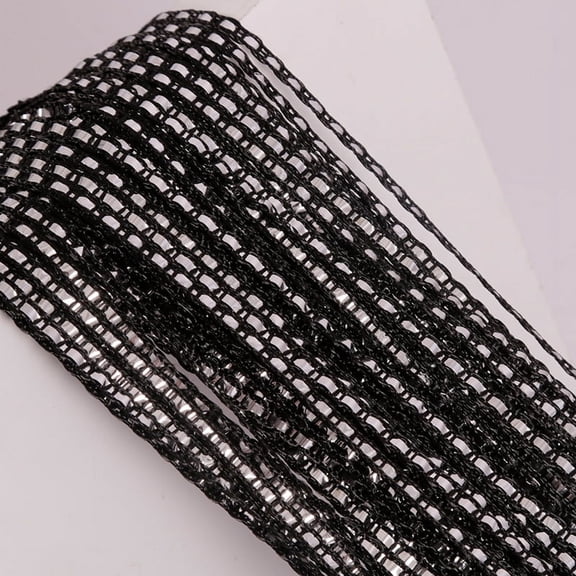 AUQ 2026 New Beaded Curtain Customizable Length and Modern Design Elegant Beaded Curtains for Doorways for Bedroom Living Room Office Doorway