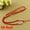 1# Red, variant on 10 Chinese Silk Thread Knotted 8-Jade Beaded Cord Adjustable Pendants Necklace-1# Red